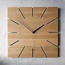 Wood Clock Design, Clock Design Ideas, Minimalist Clocks, Rustic Wall Clocks, Wall Clock Wooden, Into The Wood, Diy Clock Wall, Lucky Luke, Wall Clock Design