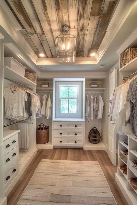 Farmhouse Master Closet Walk In, Master Closet Dressing Room, Barndominium Master Closet, Modern Farmhouse Walk In Closet, Farmhouse Bedroom Closet, Farmhouse Walk In Closet, Farmhouse Master Closet, Modern Farmhouse Closet, Farmhouse Closet Ideas