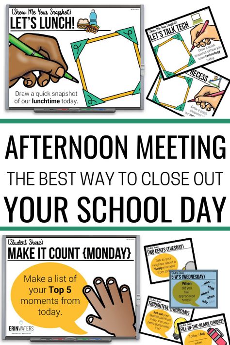 Classroom Morning Checkin, Afternoon Meeting Classroom, Closing Circle Responsive Classroom, Closing Circle Ideas, Closing Circle Activities, Morning Check In For Students, Classroom Morning Routine, Classroom Morning Meeting, Closing Circle