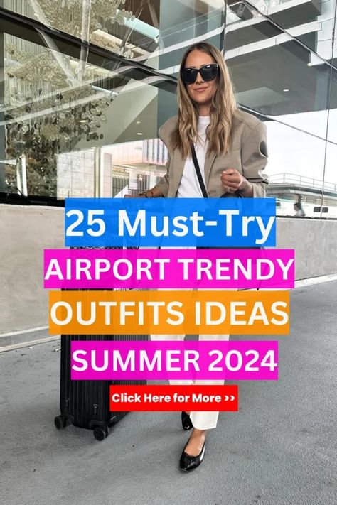 35 BEST CUTE & COMFY AIRPORT OUTFIT IDEAS FOR SUMMER 2024 - DRESS TO IMPRESS 64 Airport Outfit Dress, Travel Slogans, Airport Attire, Airport Outfit Ideas, Comfy Airport Outfit, Airport Outfit Summer, Outfit Ideas For Summer, Statement Sandals, Airport Outfits