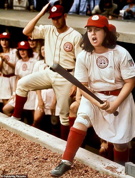 Baseball Movies, Rockford Peaches, Rosie Odonnell, A League Of Their Own, League Of Their Own, Baseball Girls, All American Girl, Columbia Pictures, O Donnell