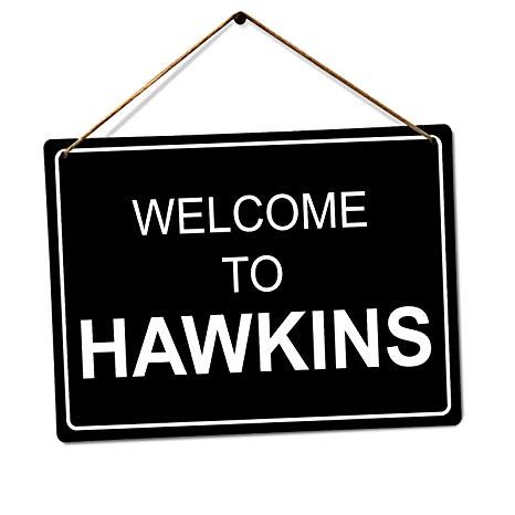 Welcome To Hawkins, Metal Wall Sign, Love Home, Plaque Sign, Family Love, Upside Down, Metal Walls, Wall Signs, Stranger Things