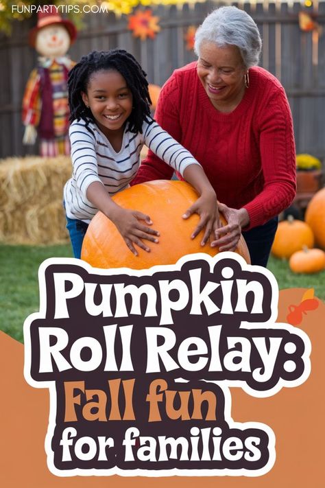 Get ready for a rolling good time with the "Pumpkin Roll Relay for Kids"! This fun, family-friendly game has kids racing to roll their pumpkins to the finish line. It’s an easy game for fall gatherings, adding loads of laughter and excitement to any Thanksgiving or autumn parties. Perfect for parties, classrooms, or family fun in the backyard! Family Game Night Ideas, Family Games To Play, Relay Games, Fun Family Games, Game Night Ideas, Family Friendly Games, Kids Races, Games Outdoor, Fall Games