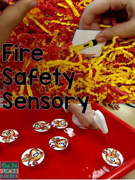 Fire Safety Lessons, Fire Safety Unit, Senses Art, Fire Safety Theme, Fire Safety Activities, Fire Safety Preschool, Fire Safety Week, Fire Prevention Week, Life Skills Curriculum