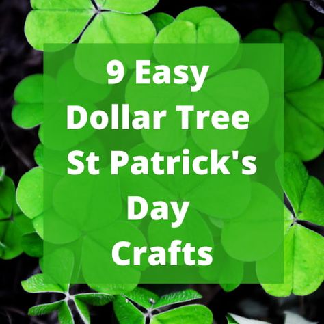 Do you want some easy Dollar Tree St Patrick’s Day Crafts? I have 9 fantastic and easy ideas for you to celebrate this fun holiday. I love easy and inexpensive projects for holidays and seasons! St. Patricks Day craft decorations may feel a little more challenging, but Dollar Tree, dollar stores, and thrift stores can ... Read More about 9 Fantastic and Easy Dollar Tree St Patrick’s Day Crafts You're reading 9 Fantastic and Easy Dollar Tree St Patrick’s Day Crafts written by Ch St Patricks Crafts For Adults, St Patricks Day Easy Craft, St Patricks Diy Decor Crafts, St Patricks Day Diy Crafts, St Patrick’s Day Decorations Diy, St Patricks Day Crafts For Adults Diy, St Patricks Day Centerpiece Ideas, Dollar Tree St Patricks Day Diy, St Patricks Day Crafts Adults