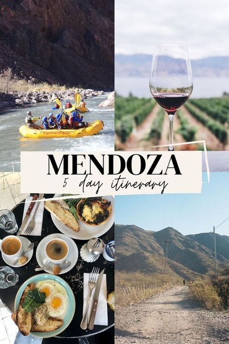 Mendoza, Argentina Travel | Mendoza, Argentina Bucket List | Mendoza Itinerary | 3 Days in Mendoza, Argentina  #MendozaArgentina #MendozaTravel #SouthAmerica #TravelGuide Mendoza Argentina Travel, Argentina Itinerary, Latin America Travel, Patagonia Argentina, Argentina Travel, Whitewater Rafting, American Travel, Fall Travel, South America Travel