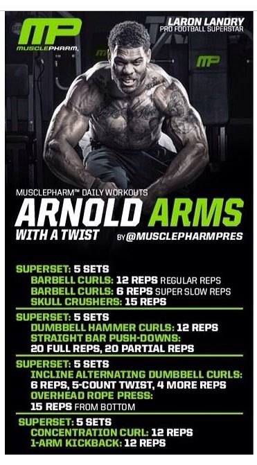 Arnold arms with a twist Chest Mass Workout, Arnold Arm Workout, Gym Arnold, Arnold Blueprint Workouts, Arnold Press Muscles, Chest Workout For Mass, Arnold Blueprint, Arnold Gym, Musclepharm Workouts