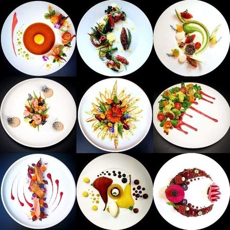 Food Plating Design, Fancy Food Presentation, Fine Dining Plating, Different Types Of Food, Art Of Plating, Plating Food, Food Presentation Plates, Food Plating Techniques, Gourmet Food Plating