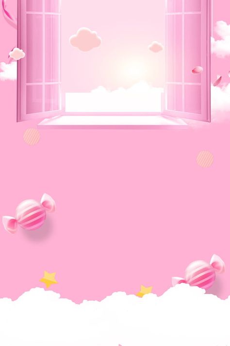 Beautiful Pink Candy Background Material Candy Background, Back Background, Back Wallpaper, Girl Background, Pink Watercolor Flower, Valentines Day Background, Wallpaper Photos, Wallpaper Image, Pink Paint