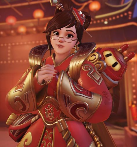 ArtStation - Mei Lunar, Leticia Gillett Arnold Tsang, Mei Overwatch, Overwatch Mei, Year Of The Rooster, Overwatch Wallpapers, Overwatch Fan Art, Tech Art, The Rooster, Overwatch 2