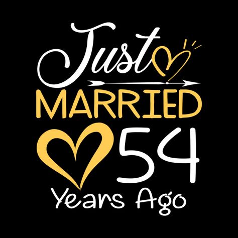 54th Wedding Anniversary Just Married 54 Years by clovershirt Happy 54th Anniversary, 54th Anniversary, Mug Display, Just Married, Happy Anniversary, Wedding Anniversary Gifts, Gifts In A Mug, Wedding Anniversary, Anniversary Gifts