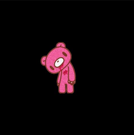 Gloomy Bear Widget Black, Gloomy Bear Icon Png, Gloomy Bear Icon Black, Gloomy Bear Widget, Gloomy Bear Wallpaper Iphone, Gloomy The Bear, Gloomy Bear Png, Black And Pink Png, Black And Pink Pfp