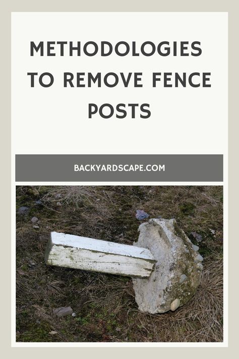 There are many different ways to remove a fence post. Some of the methods are more back breaking than others, but you’ve got options. It all comes down to your available supplies and tools and how much work you’re willing to put into removing the post. In this article, we’ll cover a few different ways Fence Post Installation, Wood Fence Post, Wooden Fence Posts, Metal Fence Posts, Fence Pickets, Concrete Footings, Concrete Posts, Mailbox Post, Diy Posts