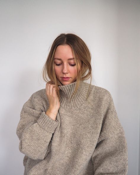 Babaa Sweater Outfits, Babaa Knitwear, Babaa Sweater, Emily Lightly, Organic Wardrobe, Minimal Wardrobe, Winter Apparel, Clothes Making, Ethical Fashion Brands