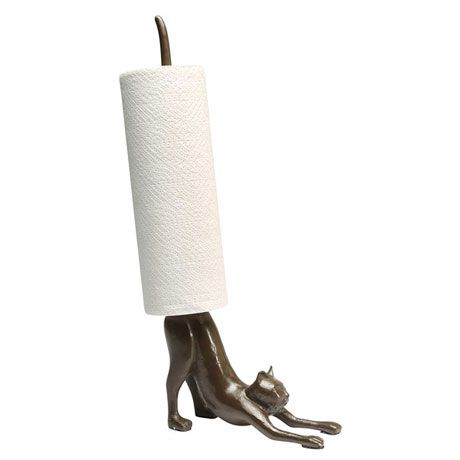 Find items like at Signals. Shop Now! Stretching Cat, Cat Paper, Yoga Cat, Towel Stand, Iron Holder, Cat Yoga, Cat Items, Roll Holder, Paper Towel Holder