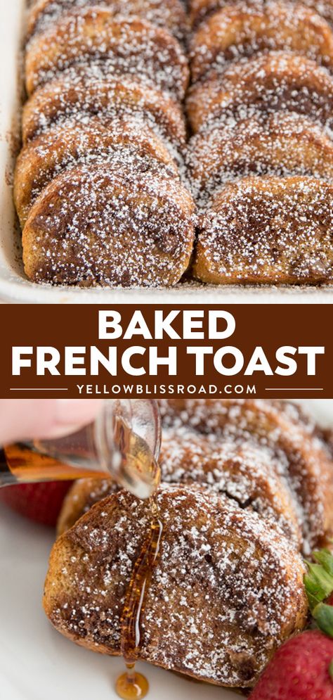 Overnight Baked French Toast, Crockpot French Toast, Christmas Casserole, Baked French Toast Casserole, French Toast Casserole Overnight, Baked French Toast, Overnight French Toast, Toast Casserole, Breakfast Toast