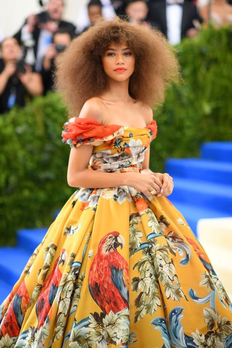 Zendaya slays at 2017 Met Gala Zendaya Met Gala, Mode Zendaya, Estilo Zendaya, Met Gala Dresses, Bianca Jagger, Gala Outfit, Zendaya Style, Florence Welch, Rei Kawakubo