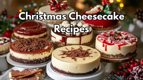 Christmas Cheesecake Recipes, Dessert For Christmas, Christmas Cheesecake, Big Family Dinner, Baked Chicken Breast, Holiday Foods, Big Family, Cheesecake Recipes, Christmas Desserts