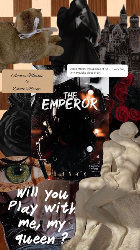 The emperor by RuNyx #theemperor #runyx #darkverse #dantemaroni #amara #books #darkromance The Dark Verse Series Aesthetic, The Emperor Aesthetic, Dark Verse By Runyx Aesthetic, The Emperor By Runyx Aesthetic, Fiction Books Worth Reading, Book Aesthetics, The Emperor, Book Tv, Fiction Books