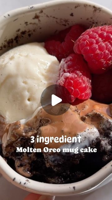 Chahinez tabet aoul on Instagram: "This 3 ingredient molten Oreo lava cake is a must make this Valentine’s Day season! It’s the perfect small batch dessert for when you’re craving something chocolatey but don’t wanna turn on the oven. Comment OREO and I’ll DM you the recipe!" Oreo Lava Cake, Lava Cake, Lava Cakes, 3 Ingredient, Small Batch, 3 Ingredients, Small Batches, The Oven, The Recipe