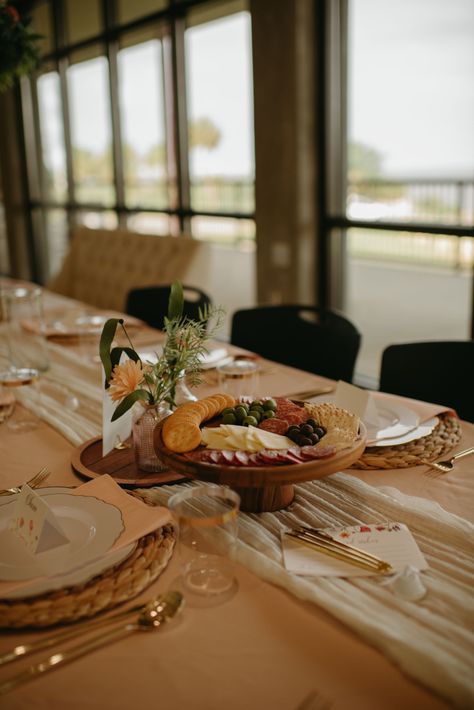 Charcuterie Board As Centerpiece, Wedding Charcuterie Board On Each Table, Centerpiece Charcuterie Board, Wedding Table Charcuterie Board, Charcuterie Board Wedding Centerpiece, Charcuterie Centerpiece Wedding, Food Centerpieces Wedding, Charcuterie Board Centerpiece Wedding, Charcuterie Centerpiece