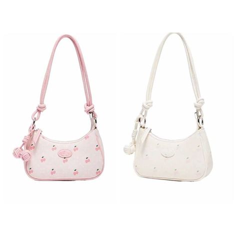 Cute Handbags Designer, Cute Wishlist, Cute Shoulder Bags, Coquette Stuff, Cute Hand Bags, Strawberry Design, Bags Cute, Trendy Backpacks, Purse Cute