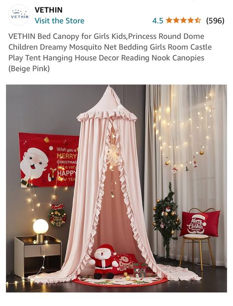 Bed For Girls Room, Bed Canopy, Play Tent, Reading Nook, Girl's Room, Happy New, Tent, Merry Christmas, Nursery