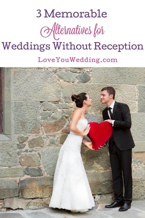 Wedding Without Reception, Alternative Reception Ideas, Wedding Reception Alternatives, Second Wedding Ideas, Wedding Alternatives, Simple Wedding Reception, Wedding Mc, Marriage Reception, Bride Planning