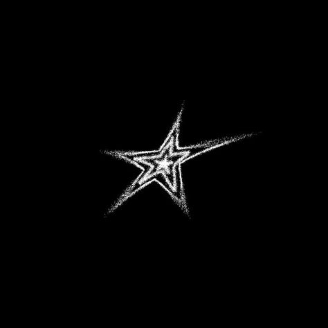 Star Asthetic Picture Wallpaper, Metallic Icons Aesthetic, Black And White Aesthetic Stars, Star Highlight Cover, Five Star Aesthetic, Star Y2k Pfp, 5 Star Pfp, Stars Aesthetic Pfp, Black And White Star Aesthetic