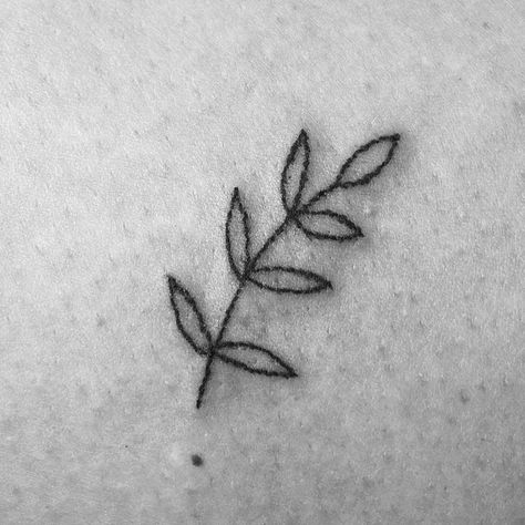 Flower Stick And Poke Simple, Vine Stick And Poke, East Stick N Poke, Small Stuck And Poke Tattoos, Stick And Poke Ideas Small Finger, Tiny Tattoos Stick And Poke, Small Handpoke Tattoo Ideas, Mini Simple Tattoos, Stick And Poke Ideas Simple