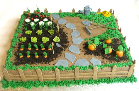 Allotment Cake, Vegetable Garden Cake, Garden Theme Cake, Garden Theme Birthday, Garden Birthday Cake, Theme Birthday Cake, Garden Cake, Farm Cake, Garden Cakes