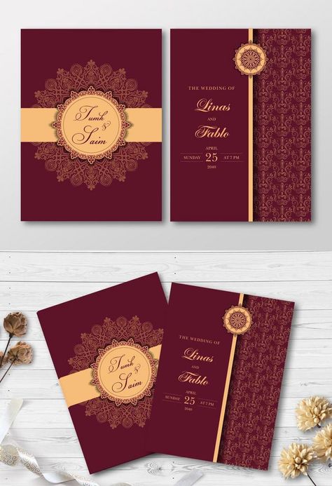 modern luxury wedding card, elegant premium invitation card#pikbest#templates Latest Wedding Cards Design Indian, Wedding Card Elegant, Luxury Wedding Card, Modern Luxury Wedding, Brochure Graphic, Wedding Card Design Indian, Abstract Art Background, Black Gold Wedding, Wedding Invitation Card Design