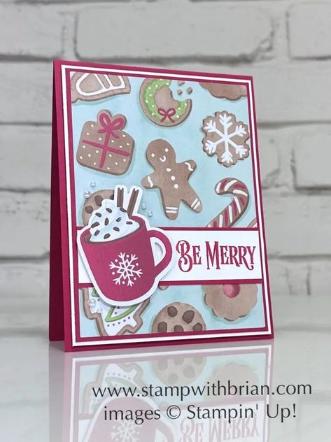 A Little Bit Festive Specialty Designer Series Paper, Stampin Up!, Brian King Stampin Up A Little Bit Festive, Joyful Images, Gingerbread Cards, Create Christmas Cards, Christmas Ephemera, Merry Christmas Images, Christmas Labels, 2024 Christmas, Stampin Up Christmas