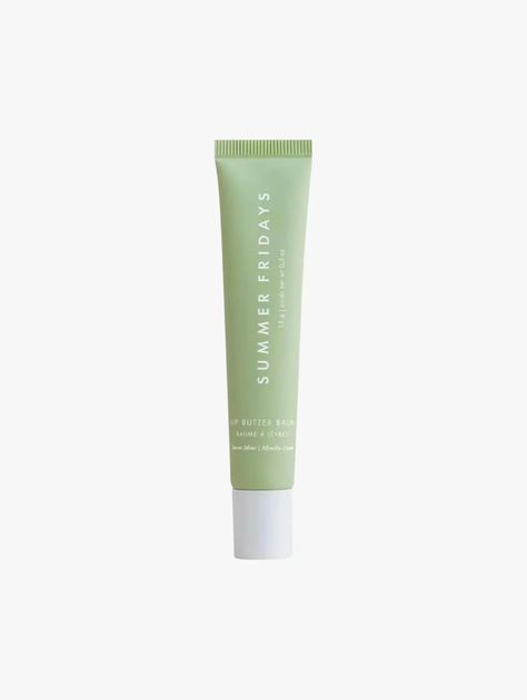 Summer Fridays Lip Butter Balm Sweet Mint | MECCA Lip Butter Balm, Girly Christmas Gifts, Green Lips, Sweet Mint, Eucalyptus Green, Lip Butter, Hydrating Cream, Body Exfoliator, Makeup Items