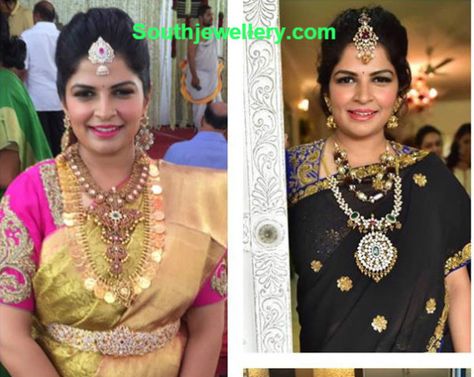 viranica_manchu_jewellery_2 Veronica Manchu, Polki Jewellery Brides, Viranica Manchu, South Indian Bride Jewellery, Desi Jewellery, Mango Haram, Mango Mala, Bridal Diamond Necklace, Bridal Sarees South Indian