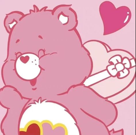 Love A Lot Bear Aesthetic, Care Bears Pfp, Care Bears Aesthetic, Bears Aesthetic, Love A Lot Bear, Bear Icon, Bear Aesthetic, Wallpaper Widget, Care Bears Vintage