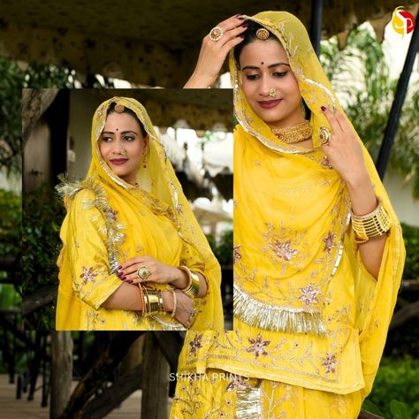 Discover the timeless elegance of handcrafted Rajputi Poshak, a vibrant celebration of art and tradition. Each piece, meticulously designed and crafted, embodies the rich cultural heritage of Rajasthan. . . . (Rajputi Poshak, Rajasthani Culture, Promoting Culture of Rajasthan, Poshak, Rajputani Dress, Marwadi, Baisa, Shringaar, Indian Women, Ghoomar, Rajasthani Folk Music) #shikhaprints #poshak #rajputiposhak #baisa #rajputidress #rajasthanistyle #newcollection #explore Rajputani Dress, Culture Of Rajasthan, Rajasthani Culture, Rajputi Dress, Folk Music, Cultural Heritage, Timeless Elegance, My Style, Celebrities