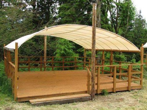 . Camping Photos, Tent Platform, Tent Living, Camping Photo, Garden Canopy, Diy Canopy, White Canopy, Camping Area, Camping Glamping