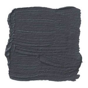 Witching Hour by Benjamin Moore: this will be the color of the exterior of our new home! Complimented by dark gray stone and white trim! Bm Witching Hour, Gray Shutters, Bedroom Cave, Colour Bedroom, Small Room Paint, Jamie Drake, Dresser Turned, Outdoor Shutters, Dark Cool