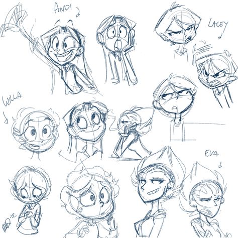 A bunch of Sketches of all kinds of cute, scary, strange character. Scared Drawing, Drawing Cartoon Faces, Cartoon Sketches, Boy Character, Drawing Expressions, 캐릭터 드로잉, Character Sketches, Cartoon Faces, Character Design Animation