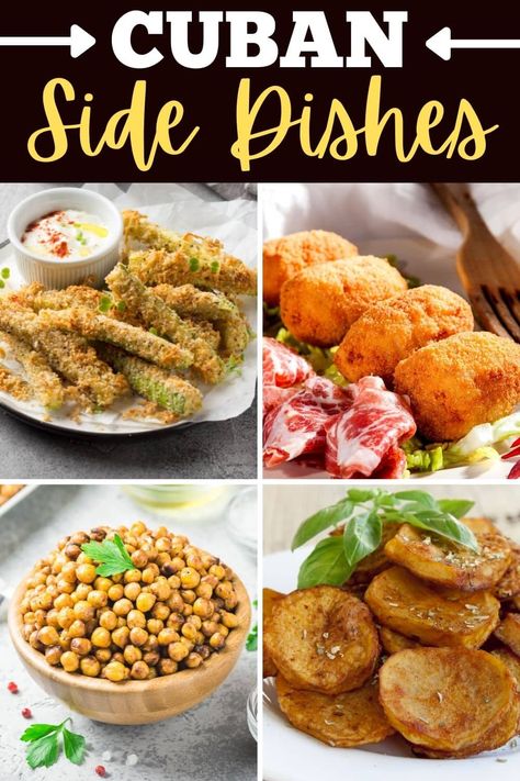 Cuban Side Dishes, Cuban Sides, Sandwich Sides, Cuban Dishes, Cuban Cuisine, Colombian Food, Cuban Recipes, Caribbean Recipes, Side Recipes