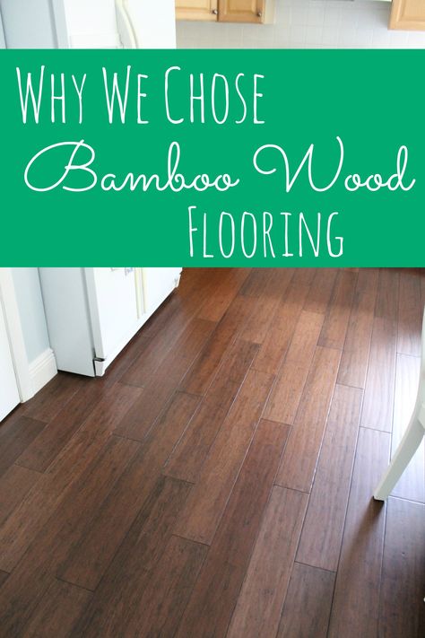 Why We Chose Bamboo Flooring (Before and After Photos!) Dark Bamboo Flooring, Flooring Alternatives, Bamboo Hardwood Flooring, Bamboo Wood Flooring, Bamboo Floors, Happy Home Fairy, Bamboo Floor, Engineered Flooring, Bamboo Flooring