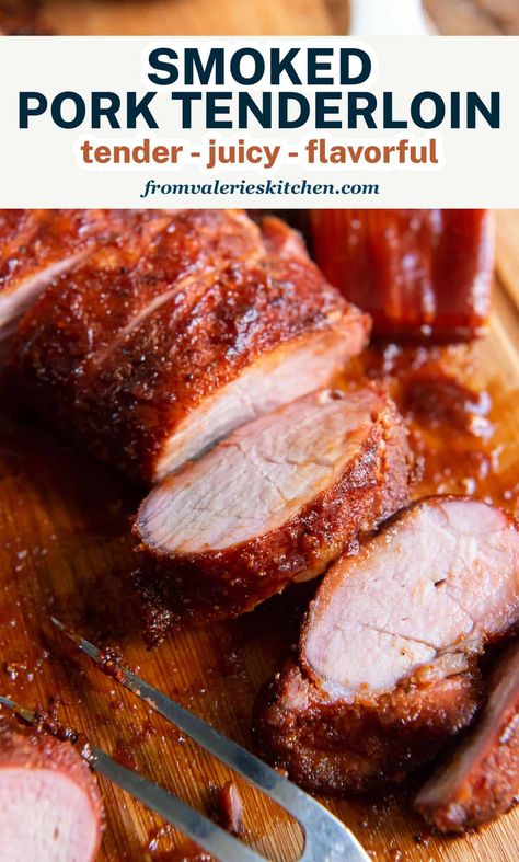 Treager Pork Tenderloin Recipes, Pit Boss Pork Tenderloin, Pork In Smoker, Pork Tenderloin On The Smoker, Treager Pork Loin Recipes, Tenderloin Smoker Recipes, Pork Loin In The Smoker, Meat On The Smoker, Smoked Tenderloin Recipes