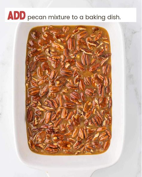 The Easiest Pecan Pie Dump Cake Recipe Yellow Cake Mix Dump Cake Recipes, Pecan Pie Dump Cake Recipes, Pecan Dump Cake Recipes, Dump Cake With Spice Cake, Pecan Pie Dump Cake, Pecan Cobbler Dump Cake, Pecan Dump Cake, Pecan Pie Cake Recipe, Lemon Dump Cake Recipe