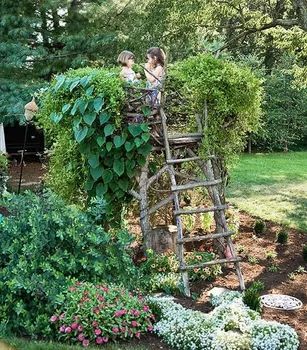 Magical Children's Garden Design Ideas 2021 | Family Food Garden Tower Garden, Children's Garden, Natural Playground, Have Inspiration, The Secret Garden, Food Garden, Garden Cottage, Farm Gardens, Gardening For Kids