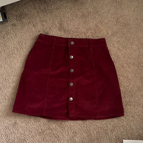 Cherry red 98% cotton 2% spandex skirt Cherry Red Skirt Outfit, Red Skirt Aesthetic, Cherry Skirt, Red Skirt Outfits, White Skirt Outfits, Skirt Aesthetic, Harry Potter Outfits, Celebrity Pink, Red Skirt