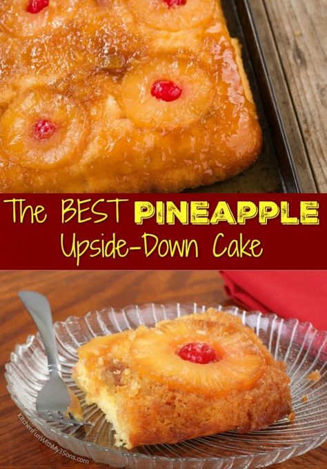 Pineapple Upside Cake, Pineapple Desserts, Dump Cakes, Cake Mug, Duncan Hines, Yummy Dessert, Pineapple Upside, Pineapple Upside Down Cake, Best Cake Recipes