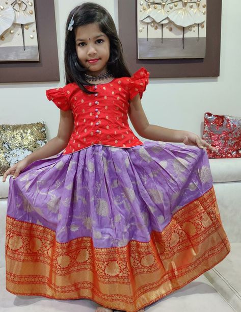 Kids Langa Jacket Designs, Langa Jacket Designs, Langa Jacket Models, Langa Jacket For Kids Pattu, Langa Jacket, Pattu Langa, Jacket Designs, Kids Wear Girls, Trendy Blouse