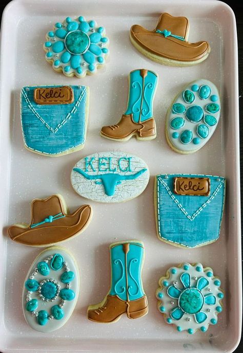 Cowboy Boot Sugar Cookies, Boot Cookies, Happy Birthday Cowboy, Spirit Birthday, Crumbl Copycat, Cowgirl Cookies, Painted Cookies, Cutout Cookies, Paint Cookies