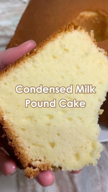 White Lily on Instagram: "Most people are familiar with cream cheese pound cake, but have you ever tried sweetened condensed milk pound cake? It’s moist, dense, and slightly sweet. It’s perfect with your morning cup of coffee! Find the full recipe below!⁠ 👇 ⁠ ✨REMINDER: Don’t forget to SAVE this recipe for later!⁠✨ ⁠ Ingredients: ⁠ • 1 lb butter⁠ • 2 cups sugar⁠ • 8 egg yolks⁠ • 3 1/2 cups White Lily All-Purpose Flour⁠ • 14 oz sweetened condensed milk⁠ • 8 egg whites⁠ ⁠ Directions:⁠ 1. Preheat White Lily Pound Cake, Sweetened Condensed Milk Pound Cake, Condensed Milk Pound Cake, Condensed Milk Recipes Desserts, Milk Recipes Dessert, Best Pound Cake Recipe, Sweetened Condensed Milk Recipes, Condensed Milk Cake, Pound Cake Recipes Easy